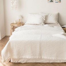 juho DECO Yeoul顏料絎縫薄墊兼被子, 象牙