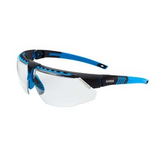 uvex 霍尼韋爾 Avatar HS 安全眼鏡 黑色+藍色 S2870HS, 1個