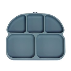 HONG'S PAPA 矽膠餐盤, French Blue