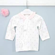 Dalpong 孩童荷葉領鬱金香印花長袖肚衣