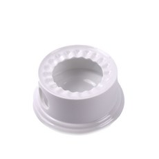 陶瓷茶壺保溫座 L, 白色, 1個