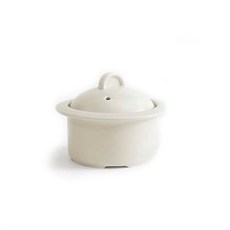 ERATO Curvo系列陶瓷砂鍋 迷你 象牙白色, 1入, 120mm