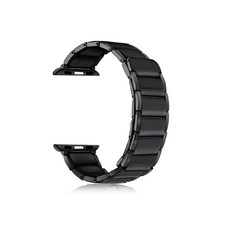 IAMPANDA 磁吸金屬Apple Watch錶帶, 黑色