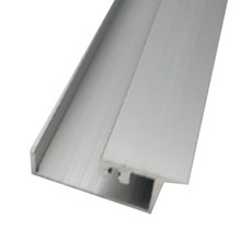 Orville A2 7字形畫框軌道 7字形 銀色 1m, 1個