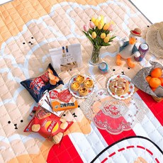 野餐防水墊 YT_RC267, 泰迪熊