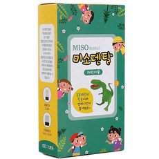 MISO DENTAL 恐龍角色幼兒牙刷 3款 x 4入組 24個月~6歲, 紅色, 藍色, 天空藍, 藍綠色, 1套, 12入