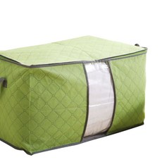 可視衣物棉被收納袋 YT_RA1009 大, 綠色, 1個
