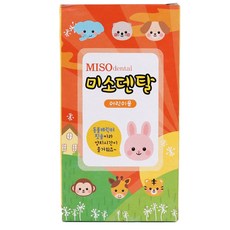 MISO DENTAL 彩虹動物雙層細軟刷毛兒童牙刷 7歲~11歲, 隨機出貨, 7~11歲, 12入, 1個