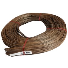 Iwont藤編工藝材料 2mm 235g~250g, 棕色的, 1個