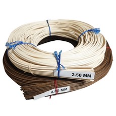 I WANTY 藤編材料 藤編工藝材料 2mm 235g~250g + 圓心藤 2.5mm 235g~250g 套組, 棕色(藤), 1個