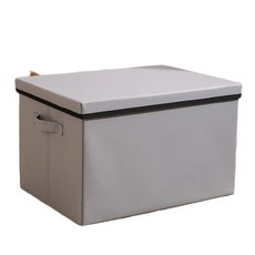 투투톡톡 수납 접이식 리빙박스 XXL, 그레이, 1개