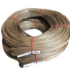 I Wanty 藤編工藝材料 2mm 235g~250g, 棕色, 2個