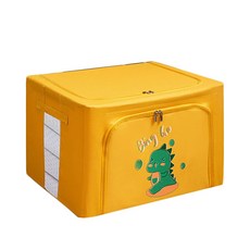 羊咩咩 收納折疊式生活箱, 黃色, 100L, 1個