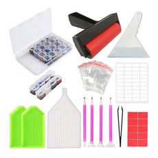 CHEAP MALL 寶石十字繡配件套組, 混色, 1套