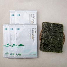 김시월 유기가공식품 인증 자연을 그대로 담은 친환경 무가미 전장김, 13g, 1개입, 5개