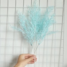 Rubycoco 迷你室內裝飾仿真花, 天空藍, 1個