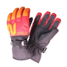 inslo 女士滑雪板寒冷天氣手套 RIG 4815, 橘子