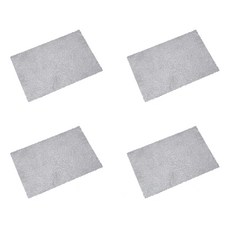 와이어 사각 식탁 매트 4p, 실버, 30 x 45 cm, 4개