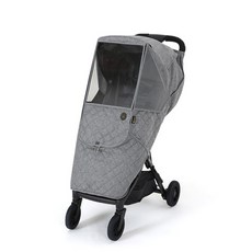 MomNest Inglesina防寒推車雨罩, Black Melange, 1入