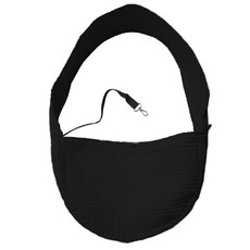 애키새 반려동물 포대기 슬링백, 블랙, 1개