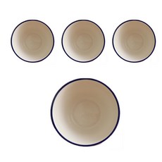 SyracuseCHINA 線球麥片球, 藍色, 4個