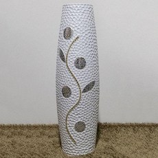 Shopping Art 簡約橢圓花瓶, 白色