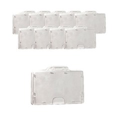 PointCM 員工識別證壓克力卡套, 10個, C 橫式