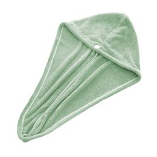 고급형 극세사 드라이 수건, 그린, 1개