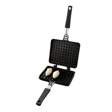 IH感應鈦不沾方形鬆餅烤盤, 15 x 17.5 厘米, 1個