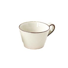 即溶咖啡杯 200ml, 奶油白, 1個