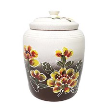 陶藝村 黑粉青米缸甕 12kg, 混合色