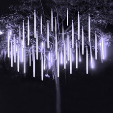 星星LED燈 220v 雪花落下單面 白色 100cm, 1個