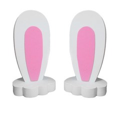 Chief Mall 汽車兔耳裝飾 120x220mm, 1個, 白色兔子