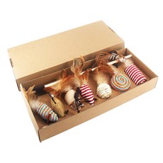 TCR貓咪釣魚玩具 7件組, 混色, 1個