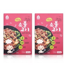 홈앤키즈 먹보대장 유아반찬, 소불고기, 100g, 2개