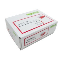 WAGO 旺科 單芯線用連接器 2273-204 100入, 1個