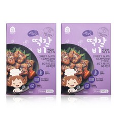 홈앤키즈 먹보대장 유아반찬 떡갈비, 2개, 100g