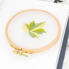 프랑스자수 패키지 세트, 나뭇잎, 1세트