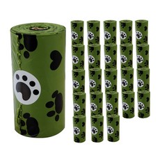 FrienPet 狗撿便袋 拾便袋, 綠色, 24捲