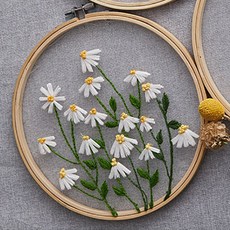 法式刺繡套組, 1套, 野花-2