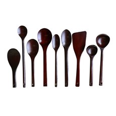 豪華木漆炊具套組, 單色