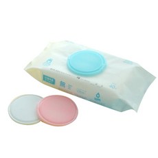 자바락 탈부착 원형 물티슈캡, 랜덤발송, 3개