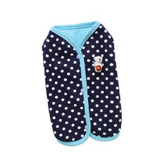 도그도그 반려동물 통통 양면 조끼, 네이비, 1개