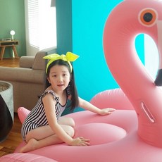 Ananmako女童款翅膀條紋泳衣兼用連身衣