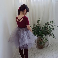 Ann & Marco 女童可拆卸 X TOP 芭蕾 T恤