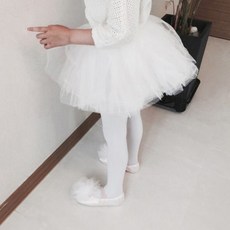 앤앤마코 여아용 코사지 발레슈즈