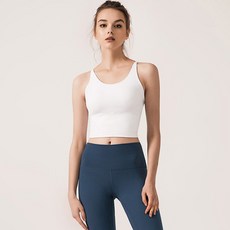 素色瑜珈長版內衣