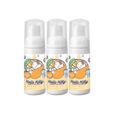 EnvoyVision Hello Kitty洗手慕斯 柳橙香, 50ml, 3瓶