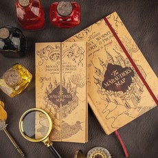 哈利波特地圖西式筆記本+地圖, 混色, 1套