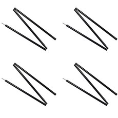 블랙벅 타프폴대 블랙 3단, 4개